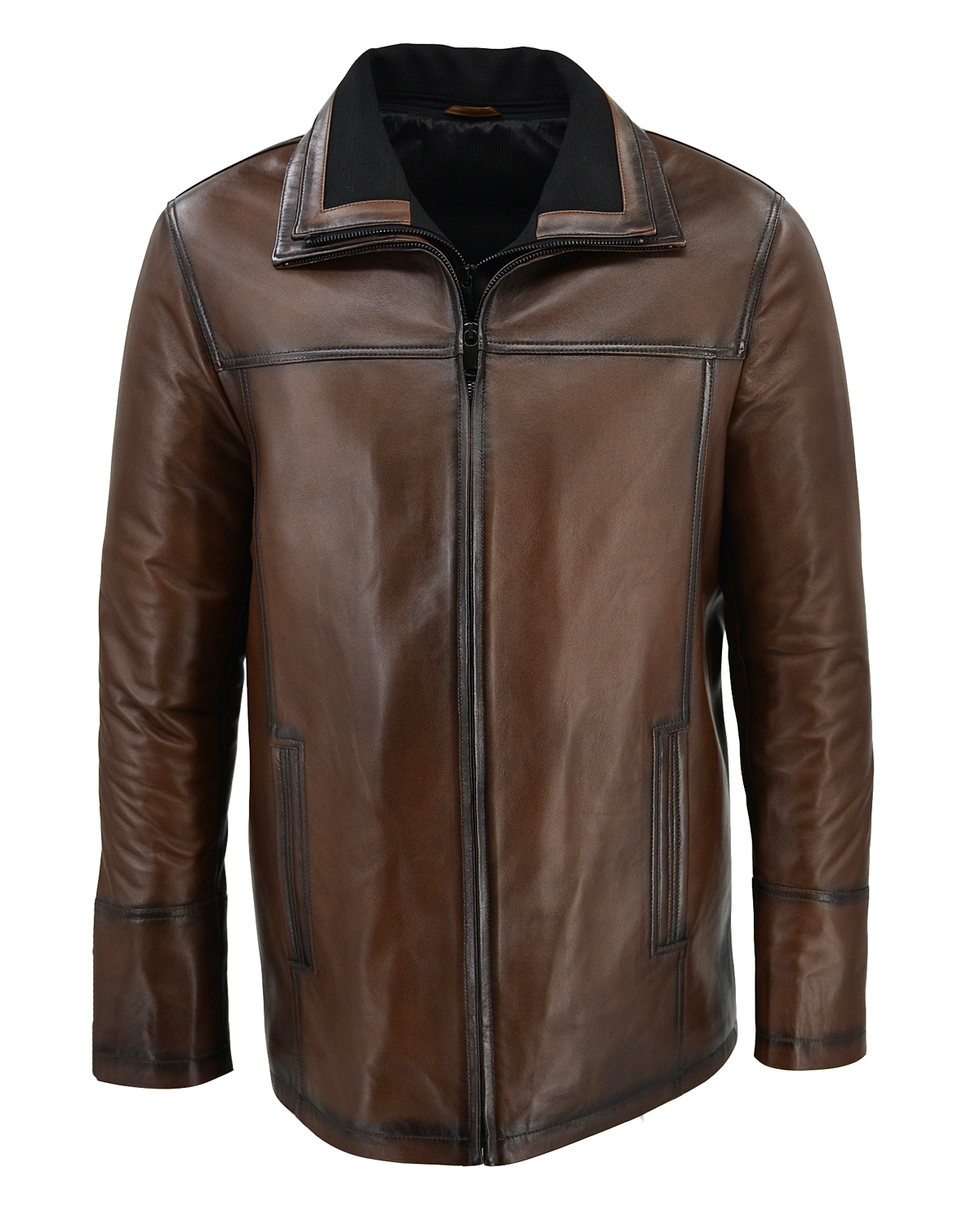 ΔΕΡΜΑΤΙΝΟ ΑΝΔΡΙΚΟ ΤΖΑΚΕΤ ΚΩΔΙΚΟΣ: 07-M-E-8328-EC (BROWN-ANTIQUE) - Image 9