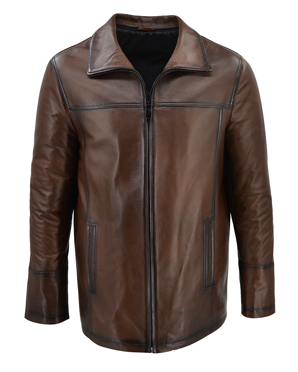 ΔΕΡΜΑΤΙΝΟ ΑΝΔΡΙΚΟ ΤΖΑΚΕΤ ΚΩΔΙΚΟΣ: 07-M-E-8328-EC (BROWN-ANTIQUE) - Image 10