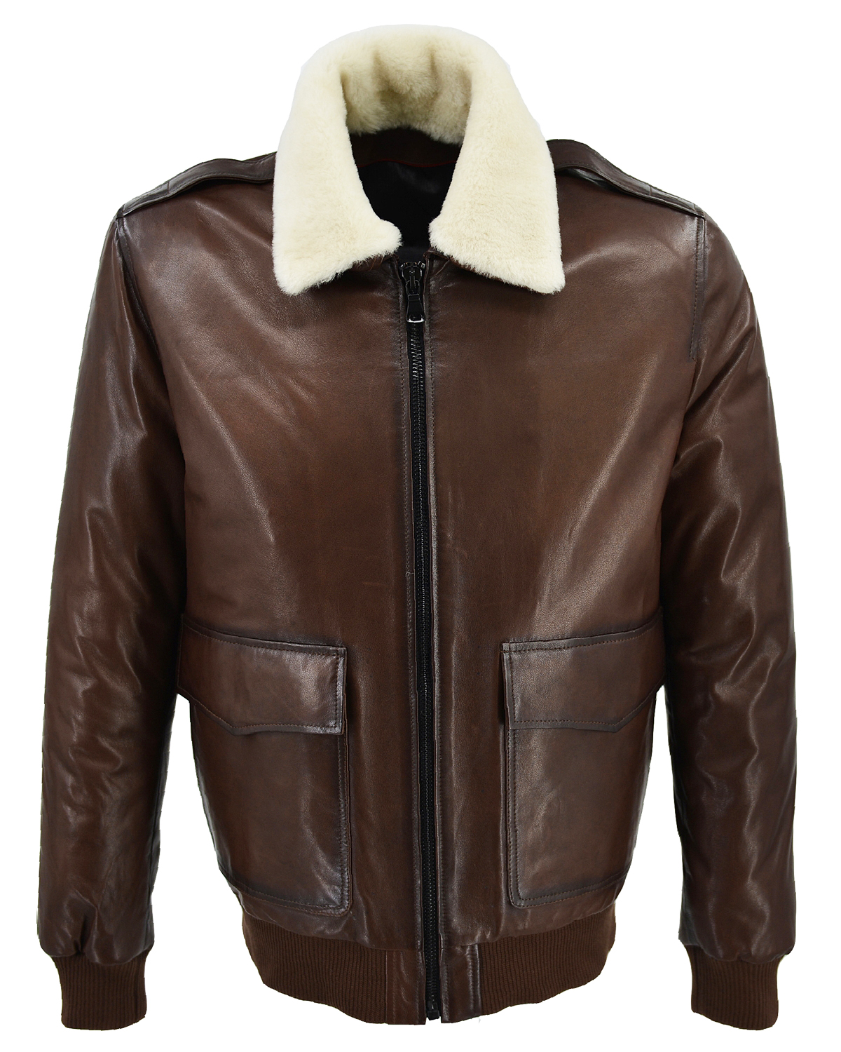 ΔΕΡΜΑΤΙΝΟ ΑΝΔΡΙΚΟ ΜΠΟΥΦΑΝ ΚΩΔΙΚΟΣ: 07-M-E-TOPGUN-VJT (BROWN-ANTIQUE) - Image 4