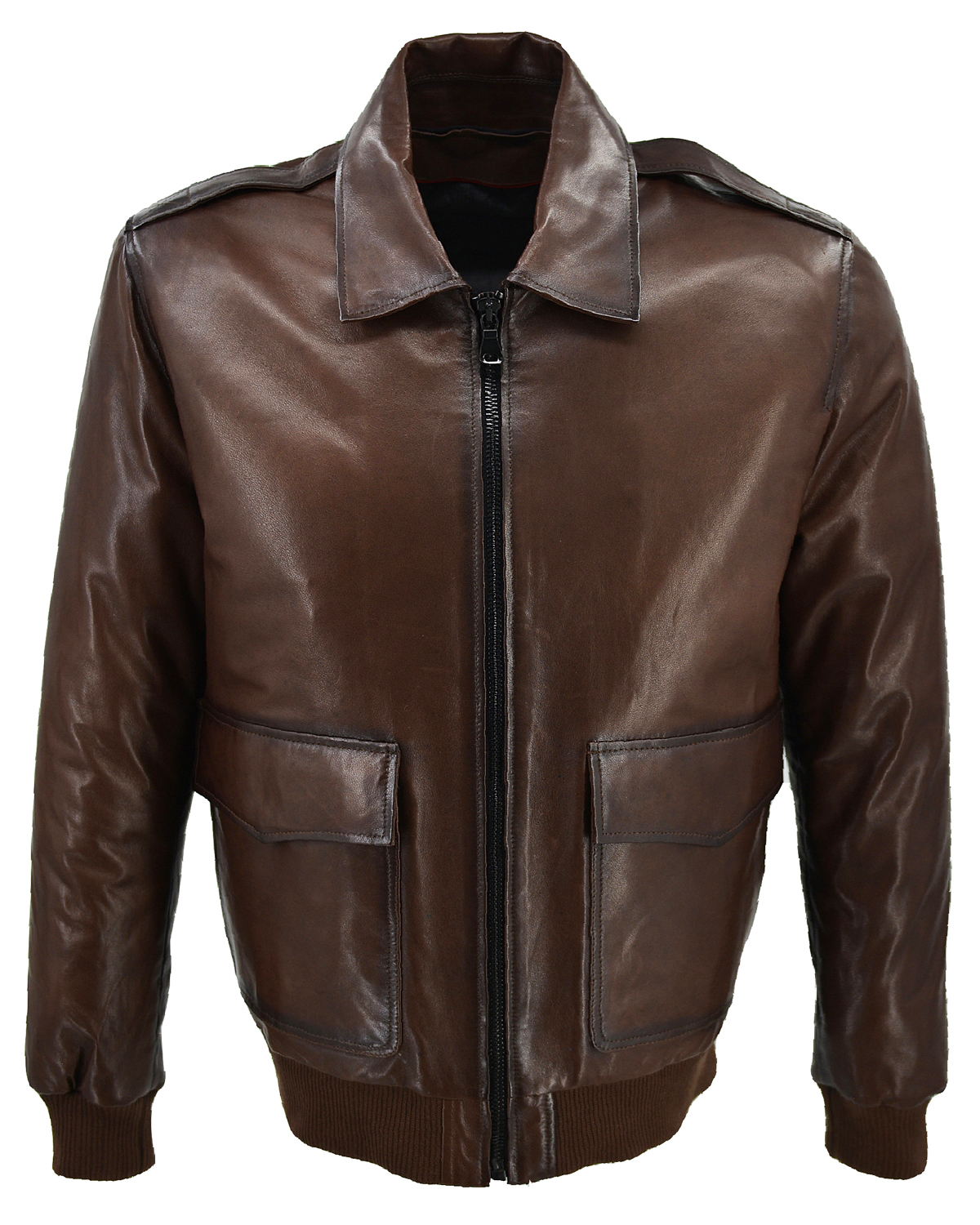 ΔΕΡΜΑΤΙΝΟ ΑΝΔΡΙΚΟ ΜΠΟΥΦΑΝ ΚΩΔΙΚΟΣ: 07-M-E-TOPGUN-VJT (BROWN-ANTIQUE) - Image 3