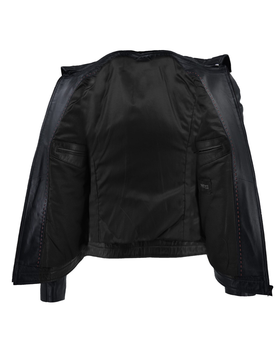ΔΕΡΜΑΤΙΝΟ ΑΝΔΡΙΚΟ ΜΠΟΥΦΑΝ ΚΩΔΙΚΟΣ: 07-M-GI (BLACK) - Image 7