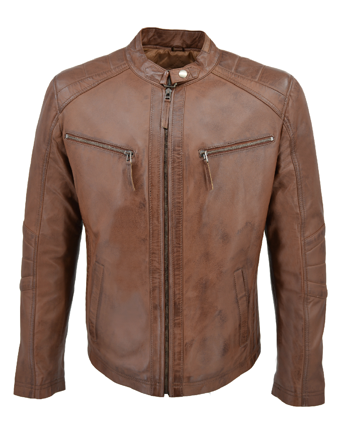 ΔΕΡΜΑΤΙΝΟ ΑΝΔΡΙΚΟ ΜΠΟΥΦΑΝ ΚΩΔΙΚΟΣ: 14-M-TOMMY-2 (COGNAC)