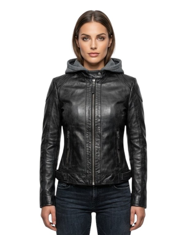 ΔΕΡΜΑΤΙΝΟ ΓΥΝΑΙΚΕΙΟ ΜΠΟΥΦΑΝ ΚΩΔΙΚΟΣ: 37-W-GRACE (BLACK)