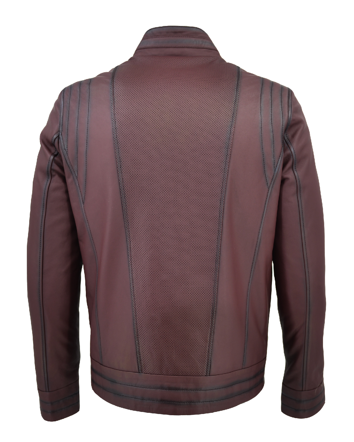 ΔΕΡΜΑΤΙΝΟ ΑΝΔΡΙΚΟ ΜΠΟΥΦΑΝ ΚΩΔΙΚΟΣ: 07-M-602NOZIP-EC (BORDEUX T.) - Image 5