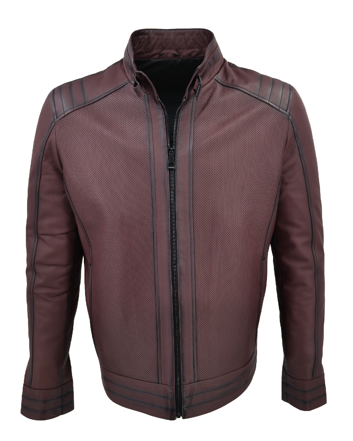ΔΕΡΜΑΤΙΝΟ ΑΝΔΡΙΚΟ ΜΠΟΥΦΑΝ ΚΩΔΙΚΟΣ: 07-M-602NOZIP-EC (BORDEUX T.) - Image 3