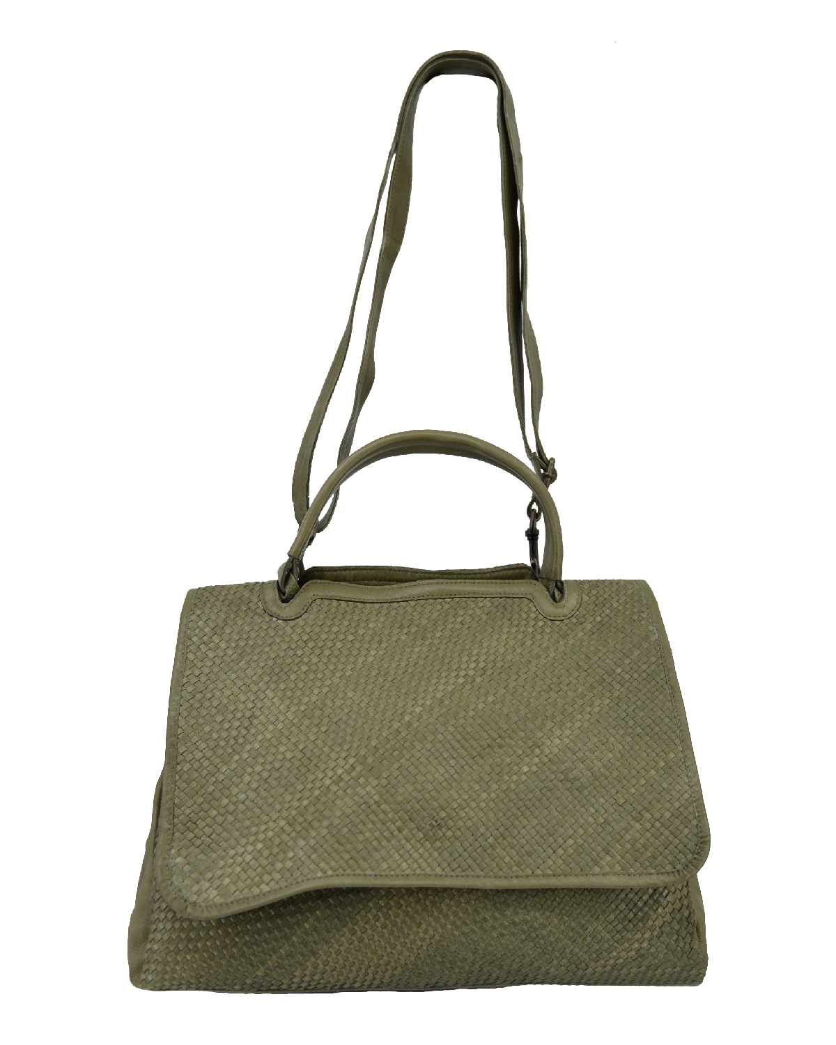 ΔΕΡΜΑΤΙΝΗ ΓΥΝΑΙΚΕΙΑ ΤΣΑΝΤΑ ΚΩΔΙΚΟΣ: 04-BAG-ILBS-6200 (GREEN) - Image 3