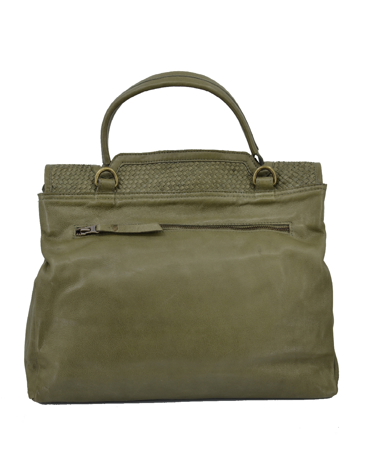ΔΕΡΜΑΤΙΝΗ ΓΥΝΑΙΚΕΙΑ ΤΣΑΝΤΑ ΚΩΔΙΚΟΣ: 04-BAG-ILBS-6200 (GREEN) - Image 4
