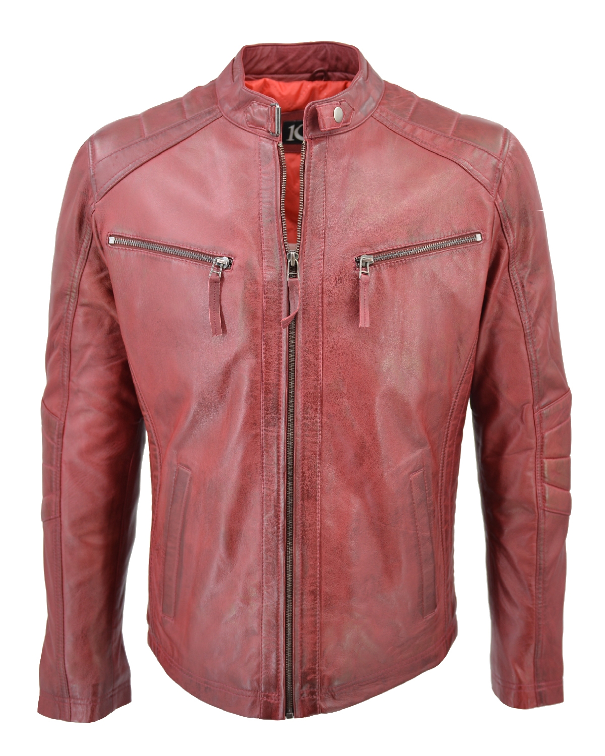 ΔΕΡΜΑΤΙΝΟ ΑΝΔΡΙΚΟ ΜΠΟΥΦΑΝ ΚΩΔΙΚΟΣ: 14-M-TOMMY-2 (RED) - Image 4