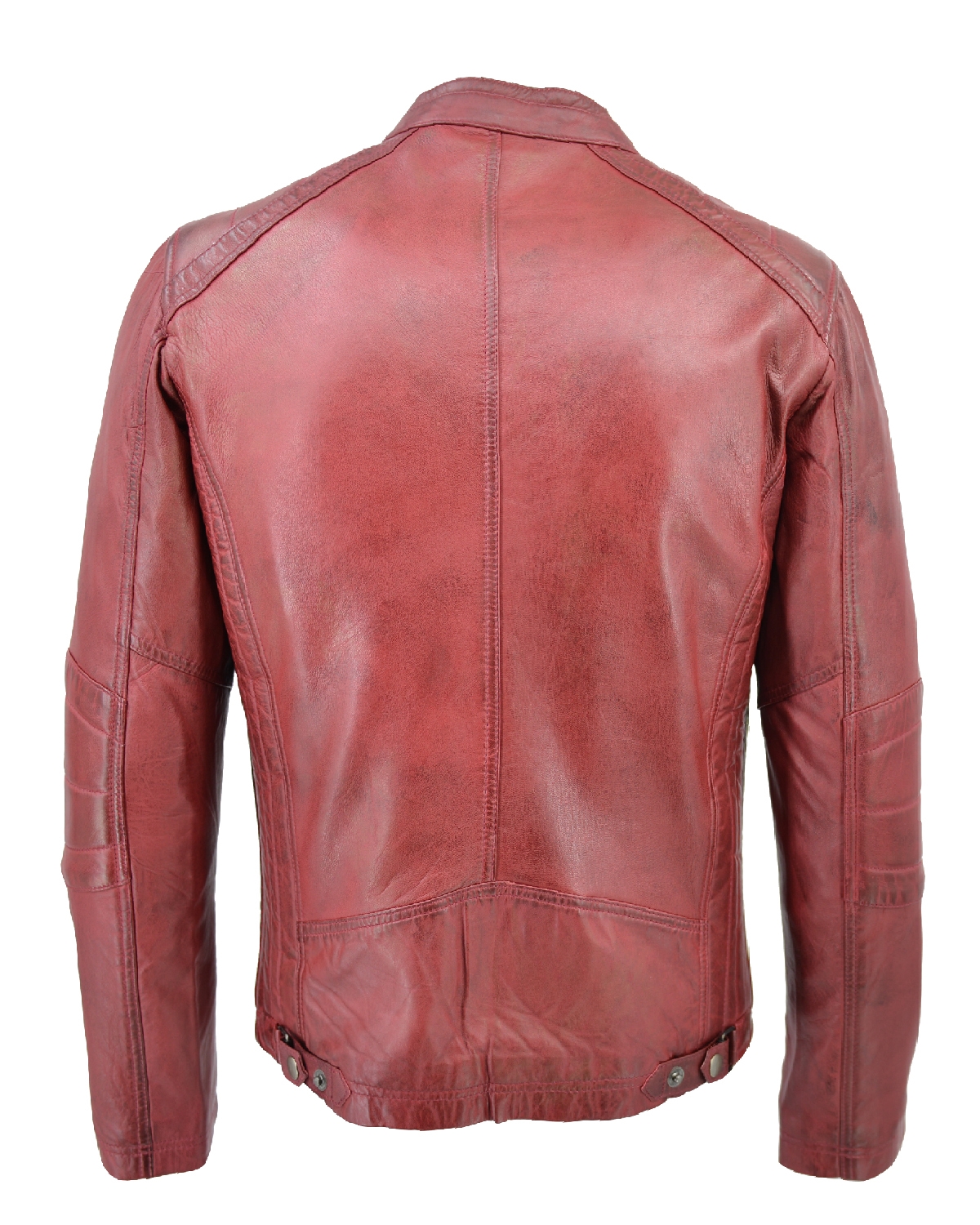 ΔΕΡΜΑΤΙΝΟ ΑΝΔΡΙΚΟ ΜΠΟΥΦΑΝ ΚΩΔΙΚΟΣ: 14-M-TOMMY-2 (RED) - Image 5