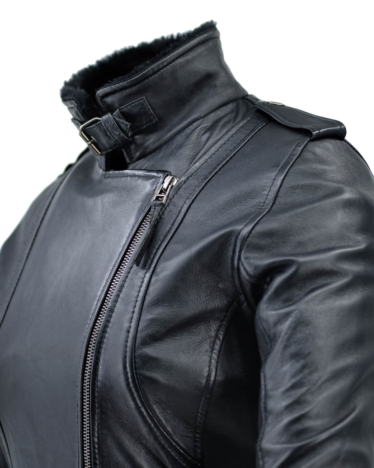 ΔΕΡΜΑΤΙΝΟ ΓΥΝΑΙΚΕΙΟ ΜΠΟΥΦΑΝ ΚΩΔΙΚΟΣ: 14-W-MARGY (BLACK) - Image 6