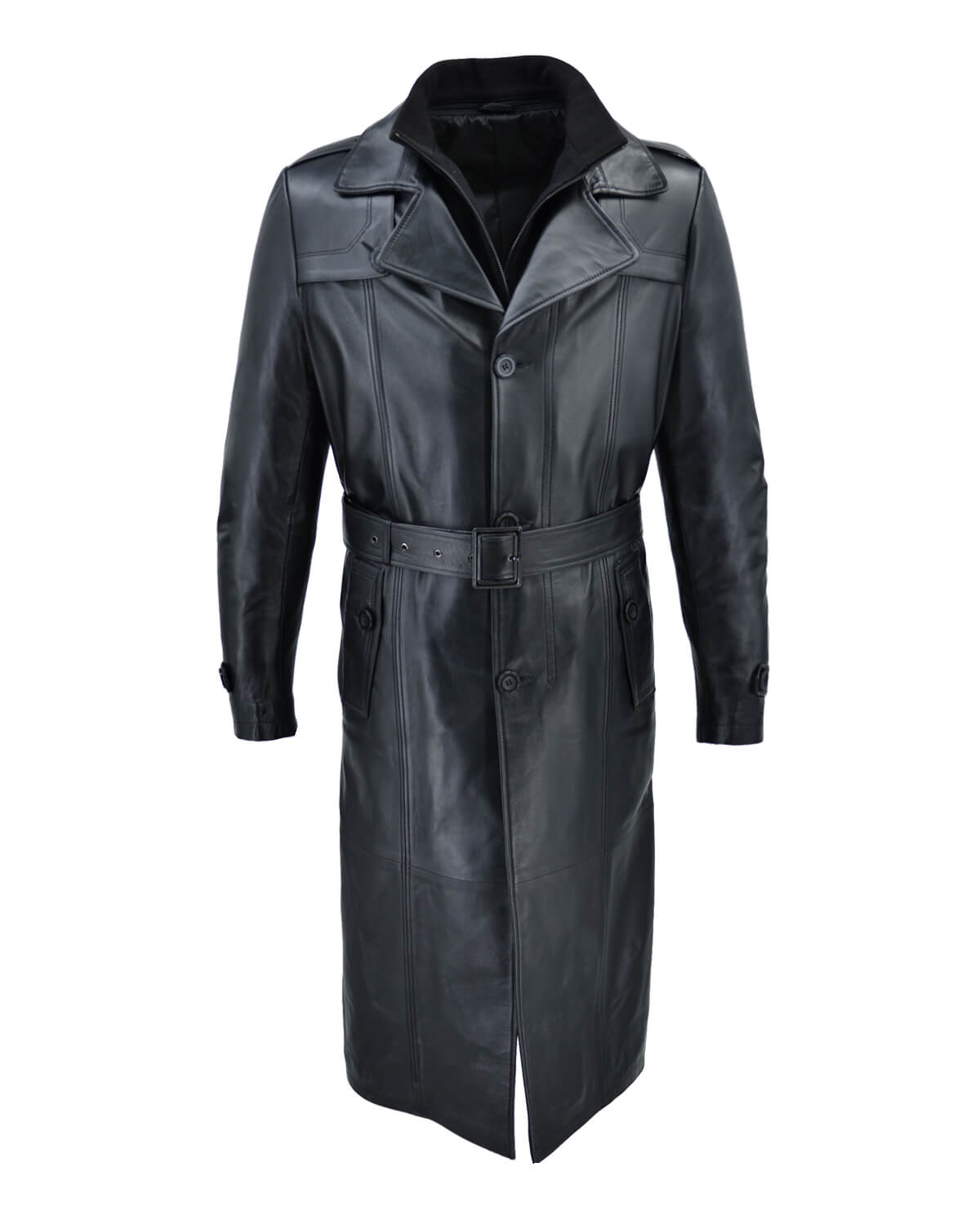 ΔΕΡΜΑΤΙΝΟ ΑΝΔΡΙΚΟ ΗΜΙΠΑΛΤΟ ΚΩΔΙΚΟΣ: 07-M-MAN-3 (BLACK)