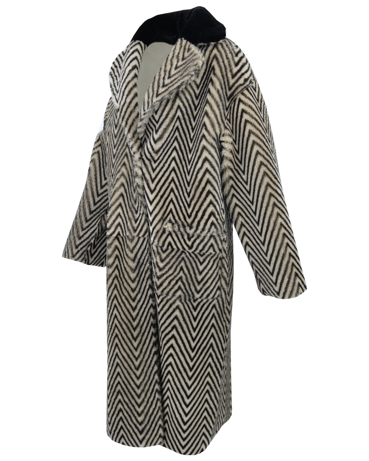 ΜΟΥΤΟΝ ΓΥΝΑΙΚΕΙΟ ΠΑΛΤΟ DOUBLE-FACE ΚΩΔΙΚΟΣ: 31-W-KK-10497 (ZEBRA-BEIGE) - Image 10