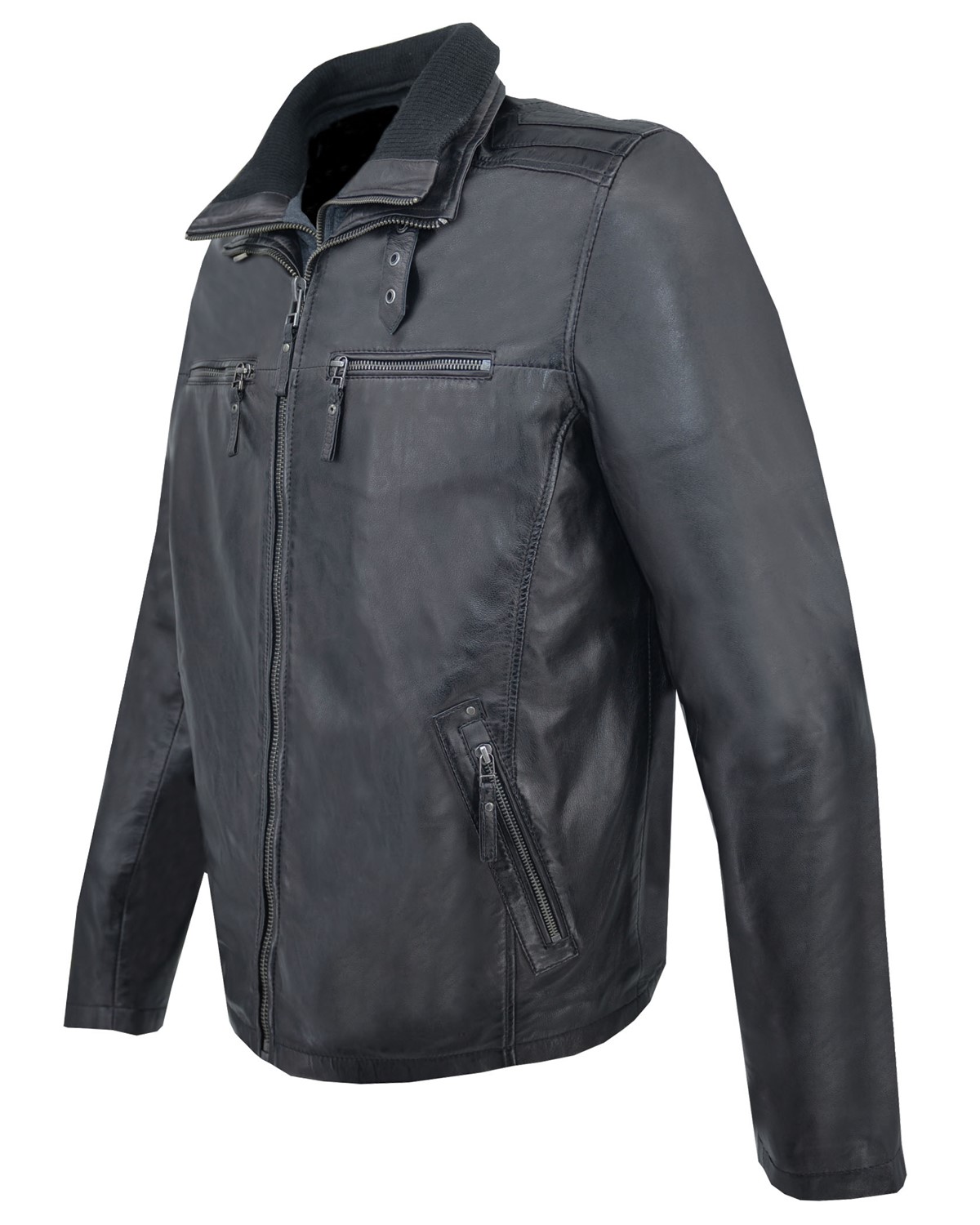 ΔΕΡΜΑΤΙΝΟ ΑΝΔΡΙΚΟ ΜΠΟΥΦΑΝ ΚΩΔΙΚΟΣ: 37-M-GEORGIO (BLACK) - Image 10