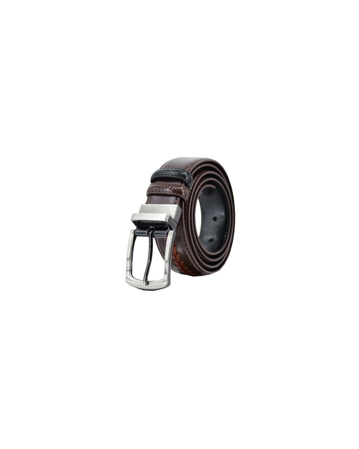 ΔΕΡΜΑΤΙΝΗ ΖΩΝΗ ΔΙΠΛΗΣ ΟΨΗΣ ΚΩΔΙΚΟΣ: 29-BELT-1-103 (BROWN-BLACK)