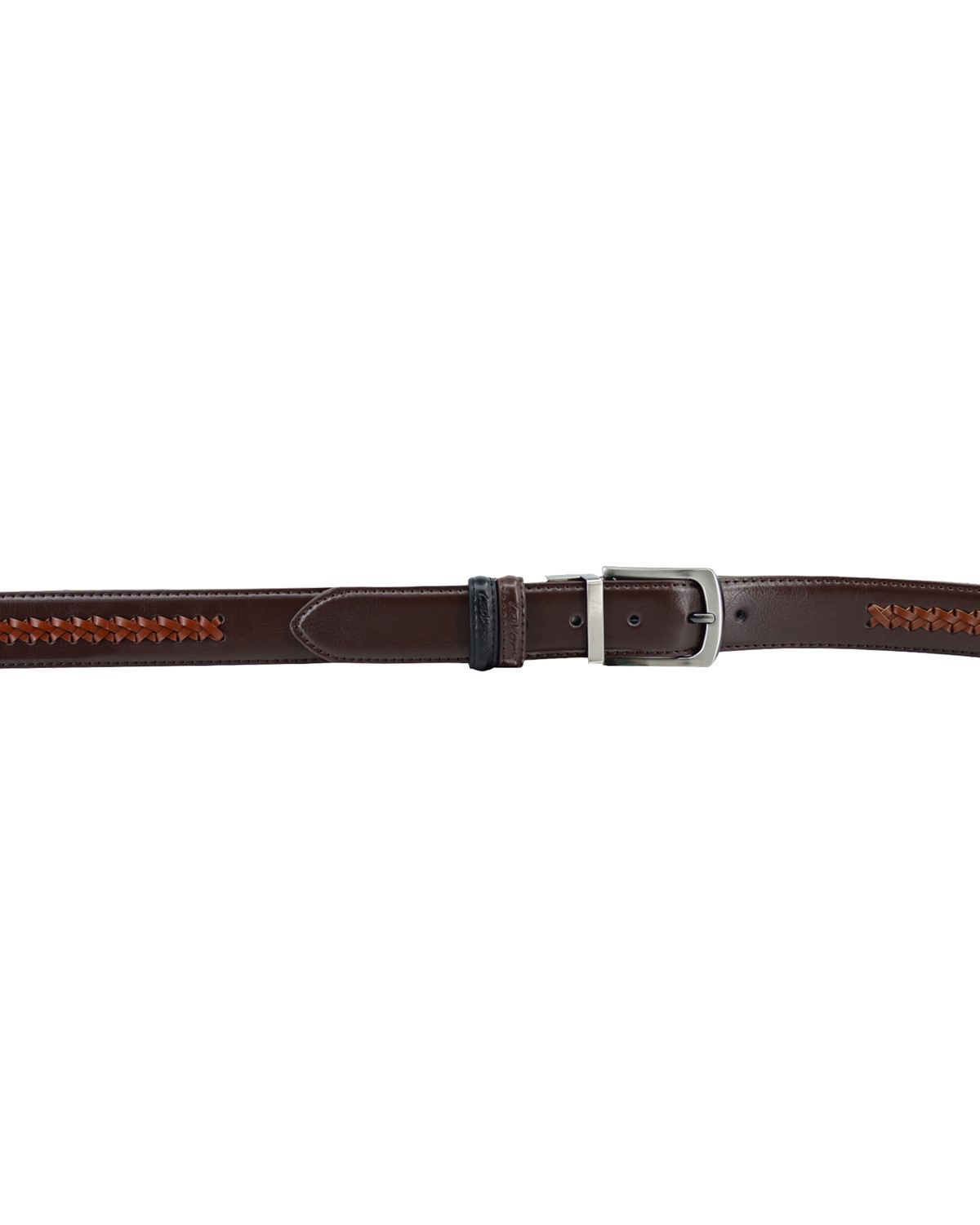 ΔΕΡΜΑΤΙΝΗ ΖΩΝΗ ΔΙΠΛΗΣ ΟΨΗΣ ΚΩΔΙΚΟΣ: 29-BELT-1-103 (BROWN-BLACK) - Image 7