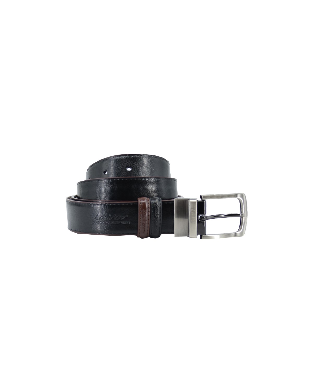 ΔΕΡΜΑΤΙΝΗ ΖΩΝΗ ΔΙΠΛΗΣ ΟΨΗΣ ΚΩΔΙΚΟΣ: 29-BELT-1-103 (BROWN-BLACK) - Image 6