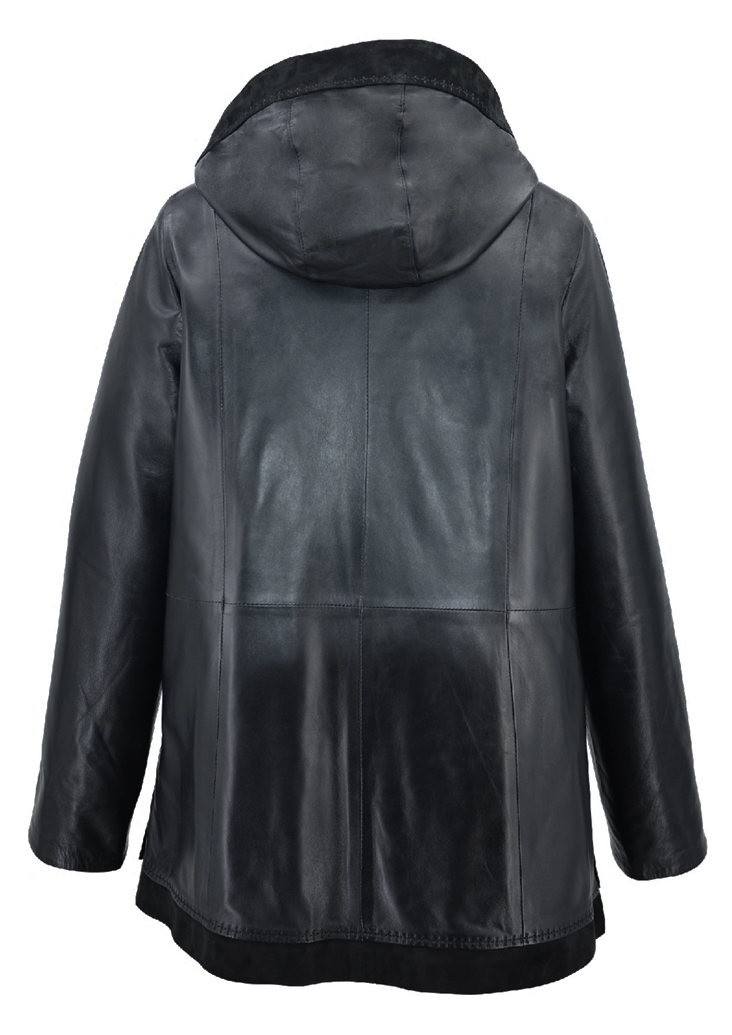 ΔΕΡΜΑΤΙΝΗ ΓΥΝΑΙΚΕΙΑ ΖΑΚΕΤΑ ΚΩΔΙΚΟΣ: 45S-W-M108 (BLACK) - Image 7
