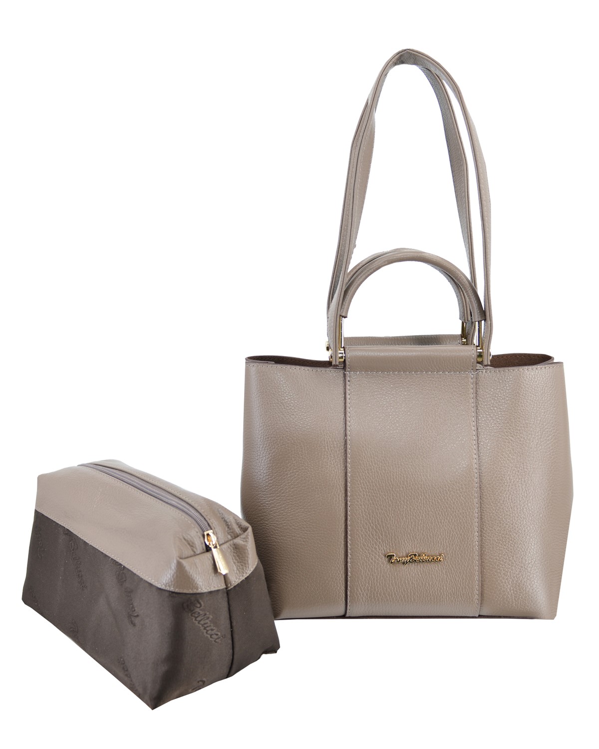 ΔΕΡΜΑΤΙΝΗ ΓΥΝΑΙΚΕΙΑ ΤΣΑΝΤΑ ΚΩΔΙΚΟΣ: 44S-BAG-0238-213 (MINK) - Image 6