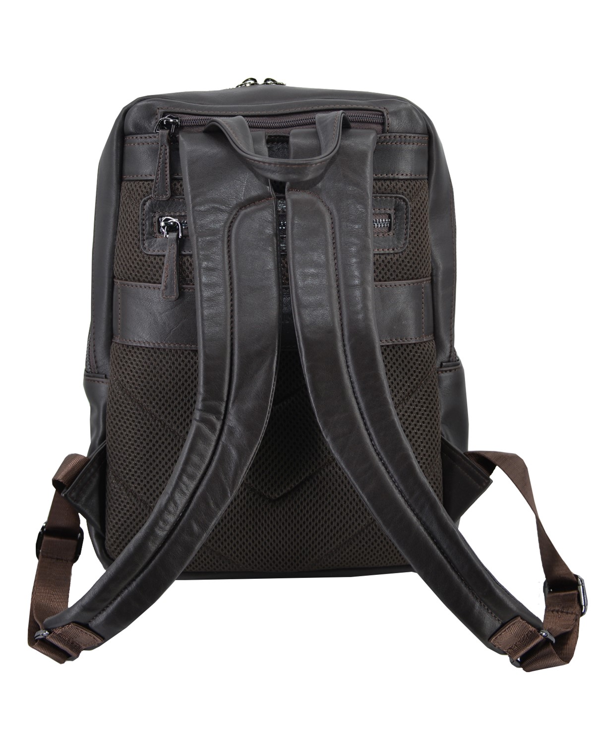ΔΕΡΜΑΤΙΝΗ ΑΝΔΡΙΚΗ ΤΣΑΝΤΑ (BACK PACK) ΚΩΔΙΚΟΣ: 44S-BAG-T5216-4 (BROWN) - Image 5