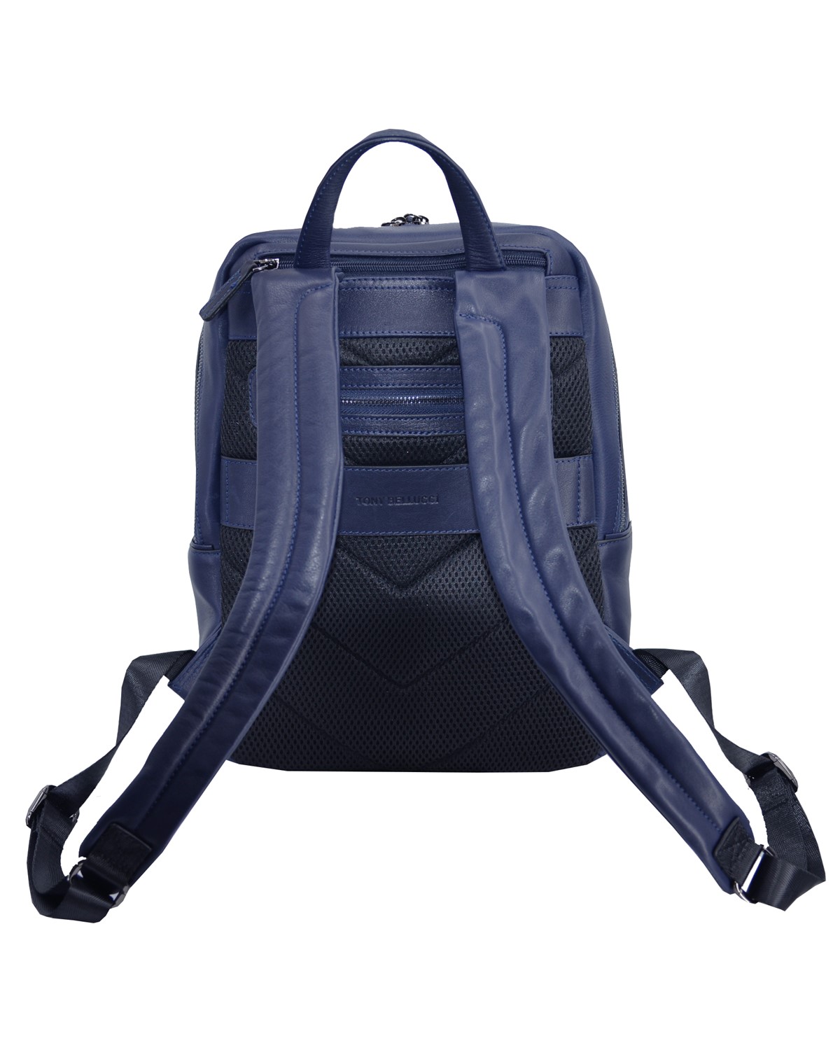 ΔΕΡΜΑΤΙΝΟ ΣΑΚΙΔΙΟ ΠΛΑΤΗΣ (BACK PACK) ΚΩΔΙΚΟΣ: 44S-BAG-T5209-496 (NAVY) - Image 5
