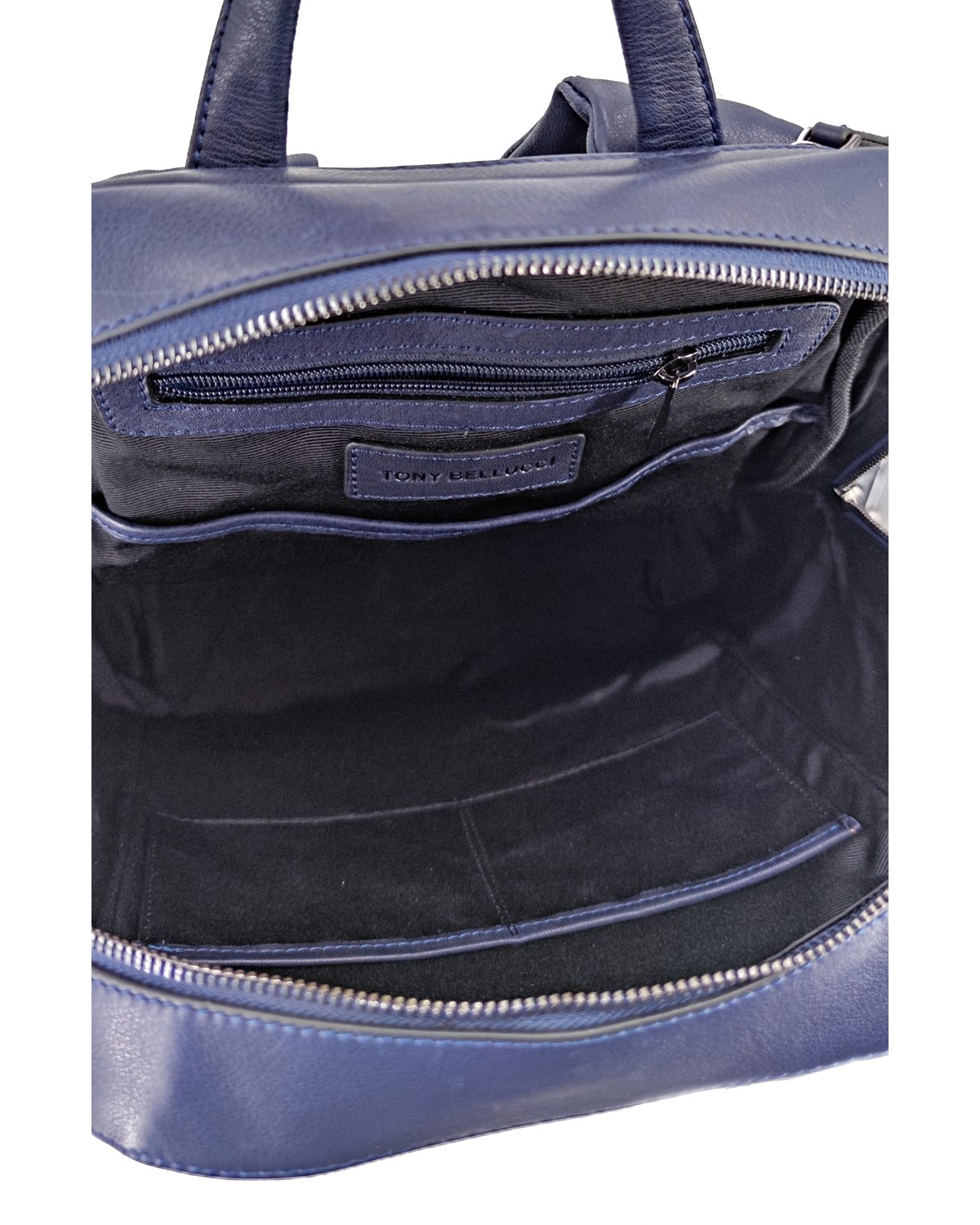 ΔΕΡΜΑΤΙΝΟ ΣΑΚΙΔΙΟ ΠΛΑΤΗΣ (BACK PACK) ΚΩΔΙΚΟΣ: 44S-BAG-T5209-496 (NAVY) - Image 6