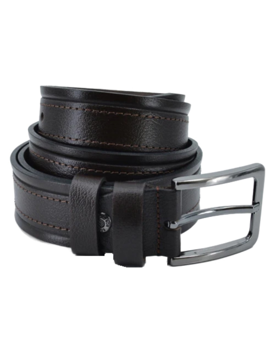 ΔΕΡΜΑΤΙΝΗ ΖΩΝΗ ΚΩΔΙΚΟΣ: 44S-BELT-41161 (D.BROWN) - Image 4