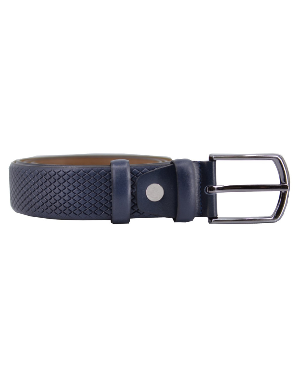 ΔΕΡΜΑΤΙΝΗ ΖΩΝΗ ΚΩΔΙΚΟΣ: 44S-BELT-594 (D.BLUE) - Image 3