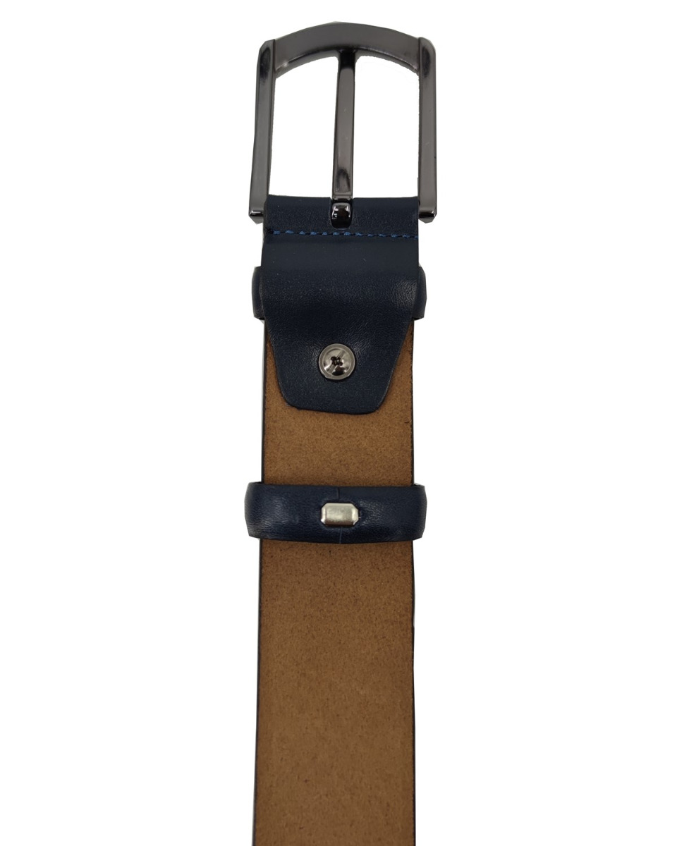 ΔΕΡΜΑΤΙΝΗ ΖΩΝΗ ΚΩΔΙΚΟΣ: 44S-BELT-594 (D.BLUE) - Image 6
