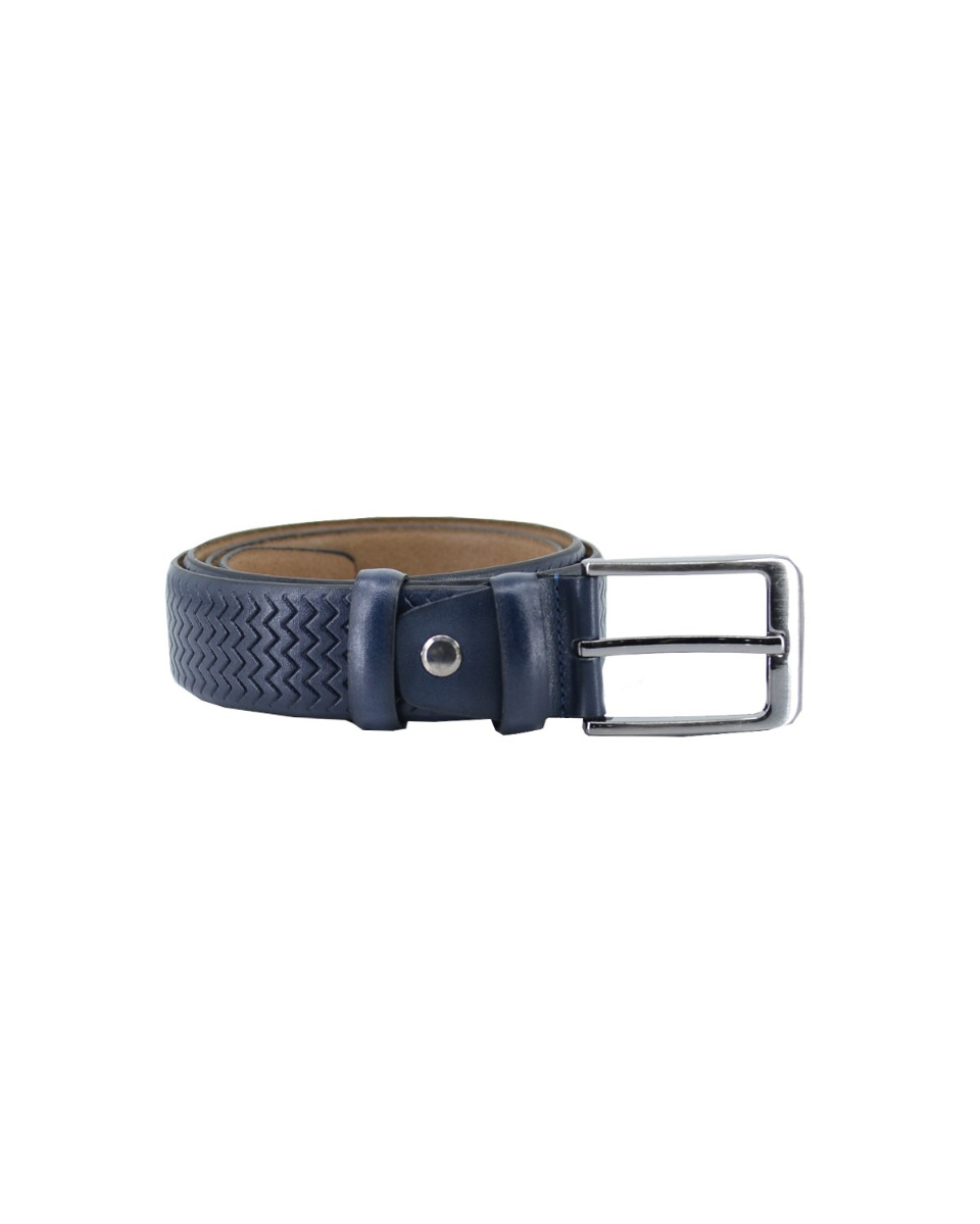 ΔΕΡΜΑΤΙΝΗ ΖΩΝΗ ΚΩΔΙΚΟΣ: 44S-BELT-600 (D.BLUE) - Image 3