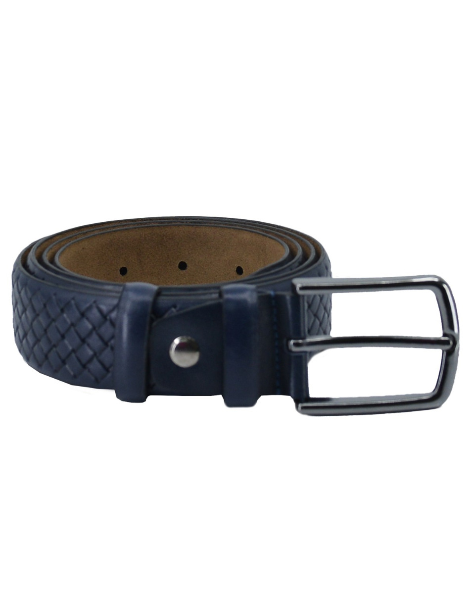 ΔΕΡΜΑΤΙΝΗ ΖΩΝΗ ΚΩΔΙΚΟΣ: 44S-BELT-602 (D.BLUE) - Image 3
