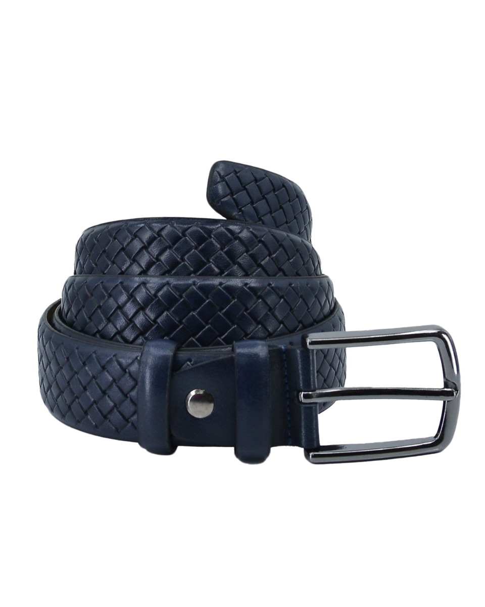 ΔΕΡΜΑΤΙΝΗ ΖΩΝΗ ΚΩΔΙΚΟΣ: 44S-BELT-602 (D.BLUE) - Image 4