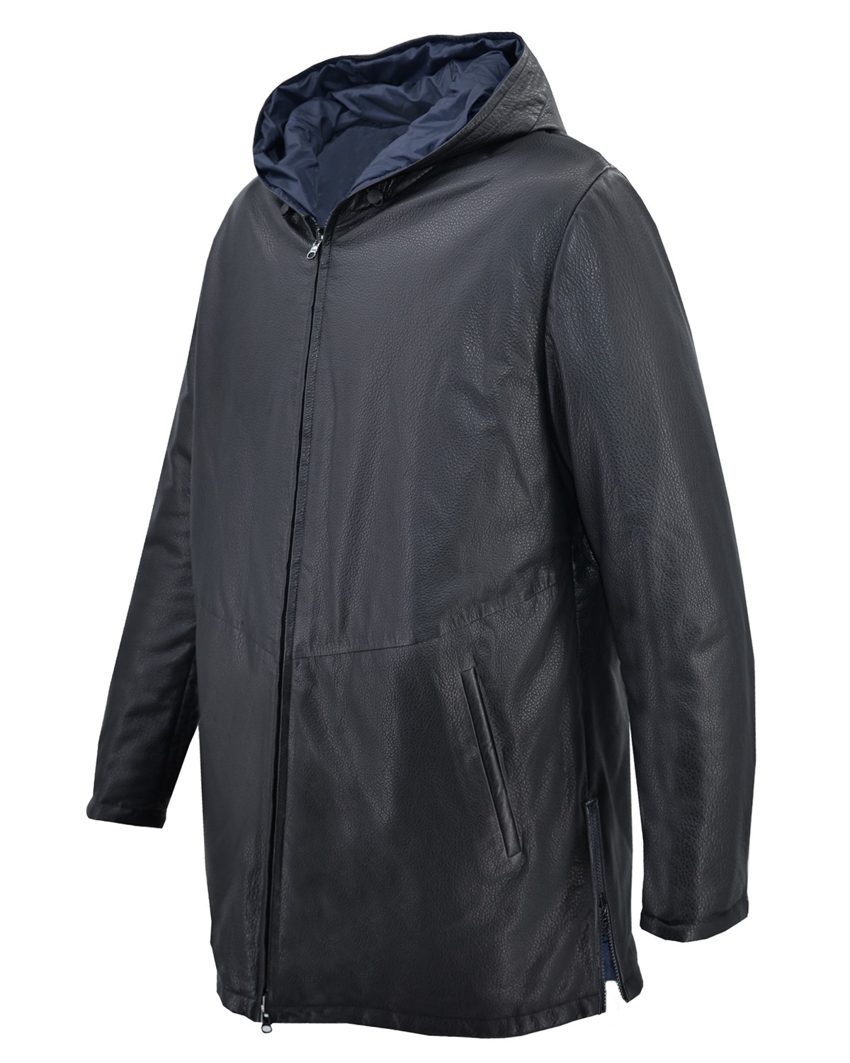 ΔΕΡΜΑΤΙΝΟ ΑΝΔΡΙΚΟ JACKET ΚΩΔΙΚΟΣ: 46S-M-GL-728 (BLACK-SQUAD) - Image 4