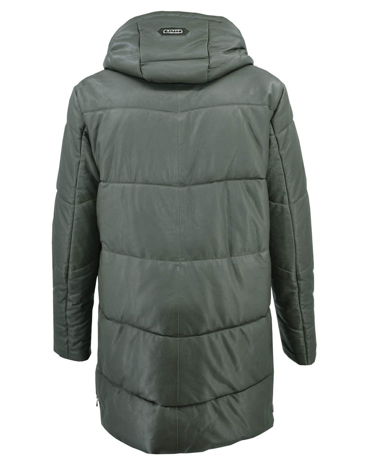 ΔΕΡΜΑΤΙΝΟ ΑΝΔΡΙΚΟ PUFFER JACKET ΚΩΔΙΚΟΣ: 46S-M-GL-791 (GREEN-SQUAD) - Image 6
