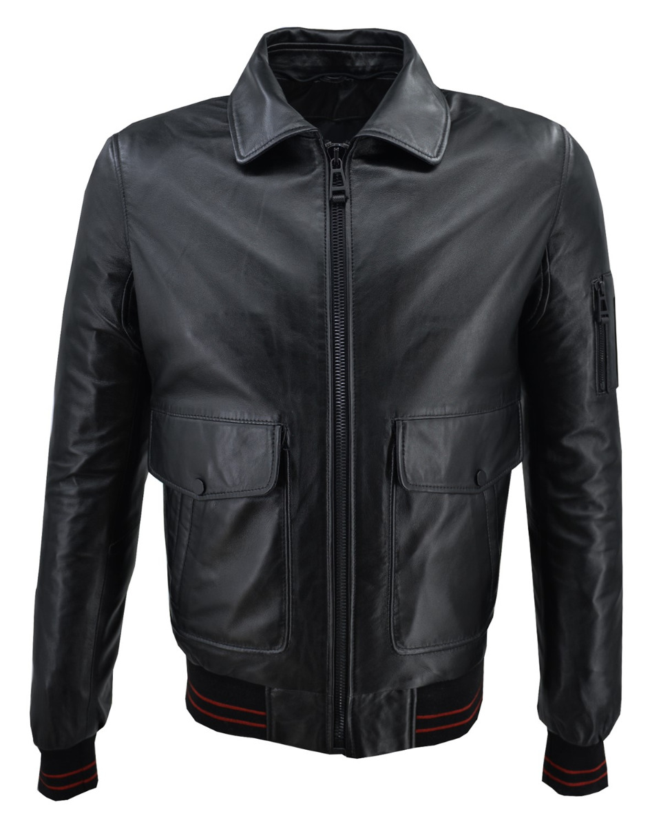 ΔΕΡΜΑΤΙΝΟ ΑΝΔΡΙΚΟ ΜΠΟΥΦΑΝ ΚΩΔΙΚΟΣ: 47S-M-320 (BLACK) - Image 3