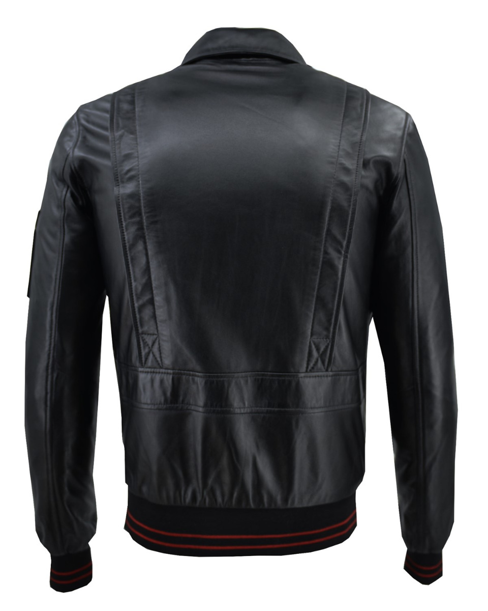 ΔΕΡΜΑΤΙΝΟ ΑΝΔΡΙΚΟ ΜΠΟΥΦΑΝ ΚΩΔΙΚΟΣ: 47S-M-320 (BLACK) - Image 7