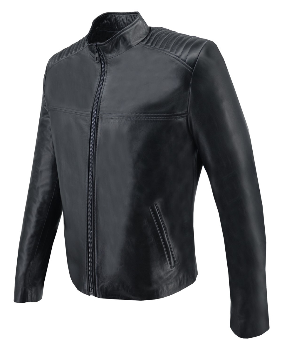 ΔΕΡΜΑΤΙΝΟ ΑΝΔΡΙΚΟ ΜΠΟΥΦΑΝ ΚΩΔΙΚΟΣ: 47S-M-STR-10 (BLACK) - Image 3