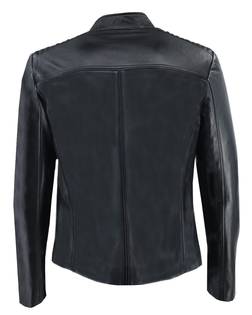 ΔΕΡΜΑΤΙΝΟ ΑΝΔΡΙΚΟ ΜΠΟΥΦΑΝ ΚΩΔΙΚΟΣ: 47S-M-STR-10 (BLACK) - Image 6