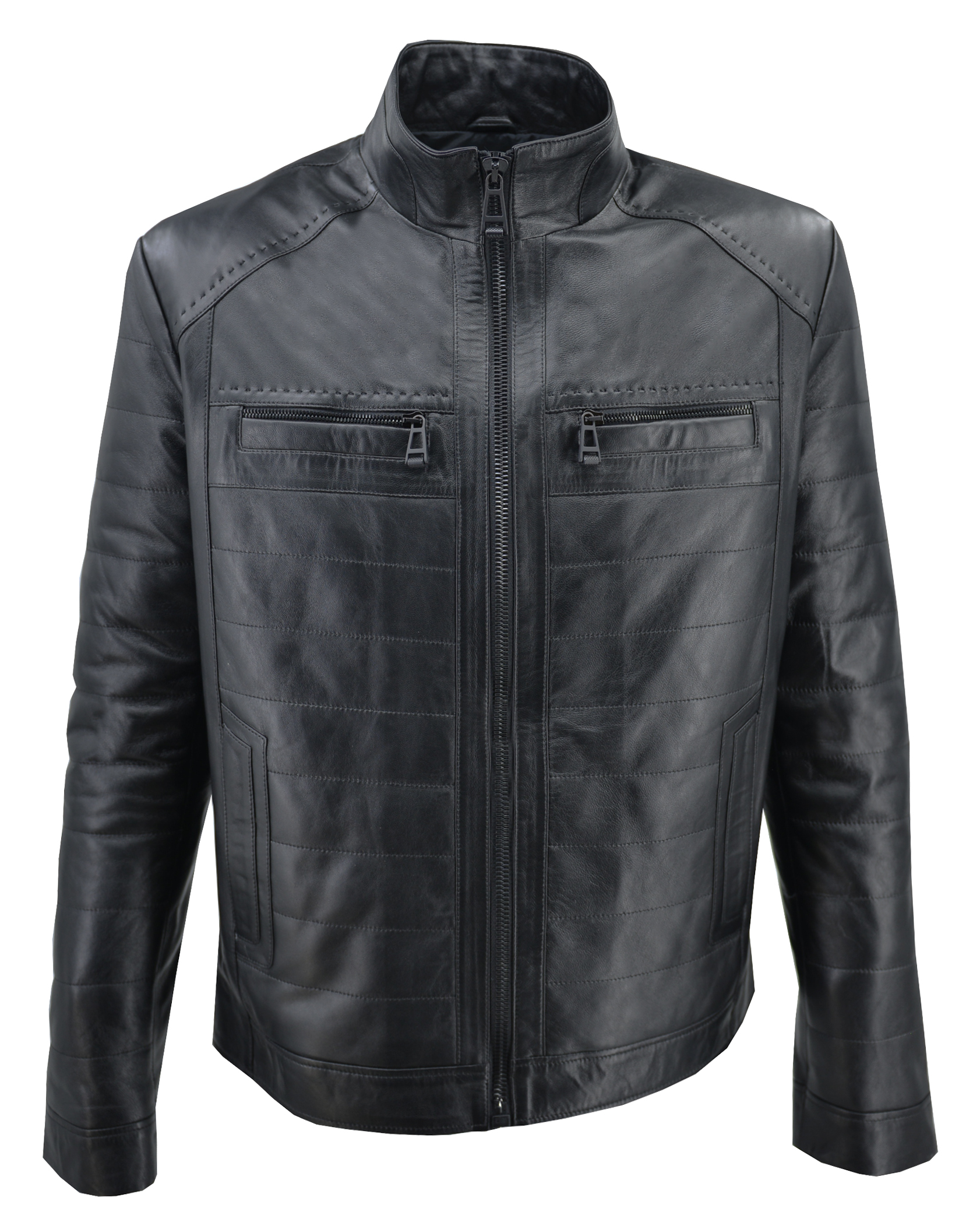 ΔΕΡΜΑΤΙΝΟ ΑΝΔΡΙΚΟ ΜΠΟΥΦΑΝ ΚΩΔΙΚΟΣ: 47S-M-Z-111 (BLACK)