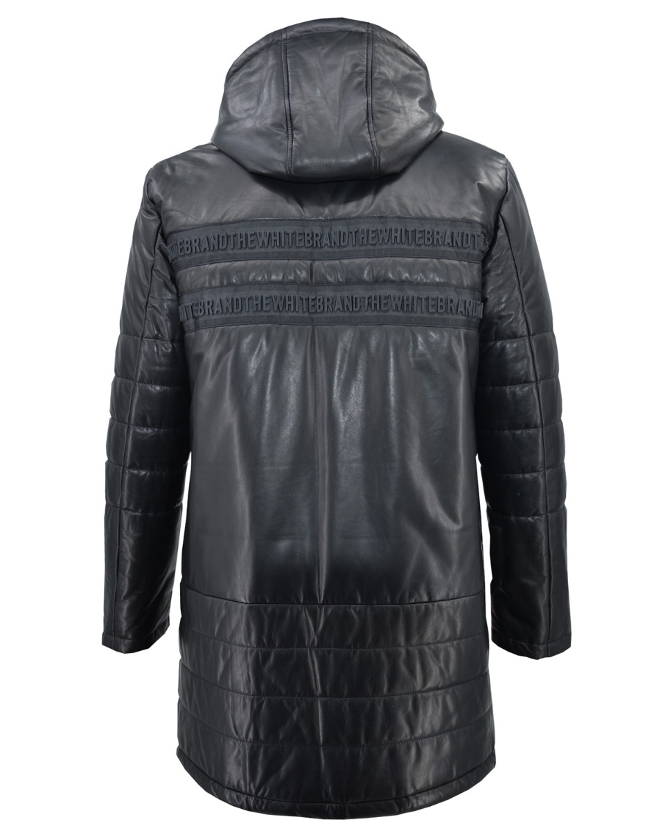 ΔΕΡΜΑΤΙΝΟ ΑΝΔΡΙΚΟ PUFFER JACKET ΚΩΔΙΚΟΣ: 48S-M-K-1535-22015 (BLACK) - Image 7