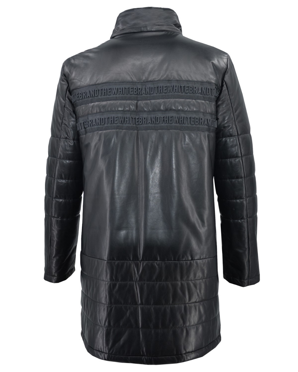 ΔΕΡΜΑΤΙΝΟ ΑΝΔΡΙΚΟ PUFFER JACKET ΚΩΔΙΚΟΣ: 48S-M-K-1535-22015 (BLACK) - Image 8