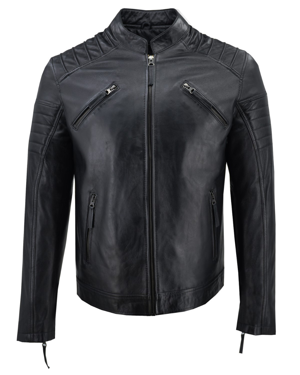 ΔΕΡΜΑΤΙΝΟ ΑΝΔΡΙΚΟ ΜΠΟΥΦΑΝ ΚΩΔΙΚΟΣ: 49-M-8116 (BLACK) - Image 9