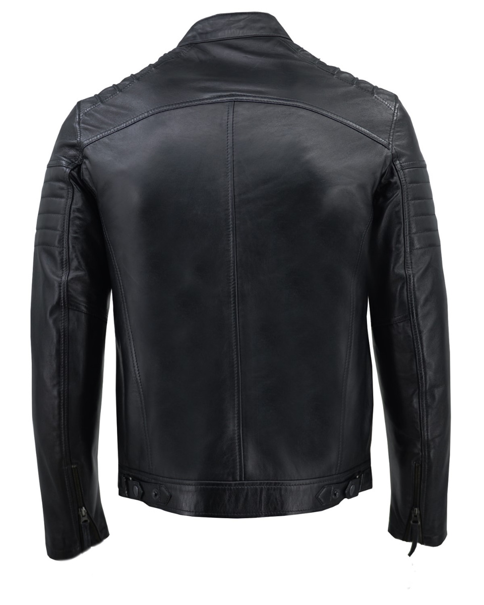 ΔΕΡΜΑΤΙΝΟ ΑΝΔΡΙΚΟ ΜΠΟΥΦΑΝ ΚΩΔΙΚΟΣ: 49-M-8116 (BLACK) - Image 13