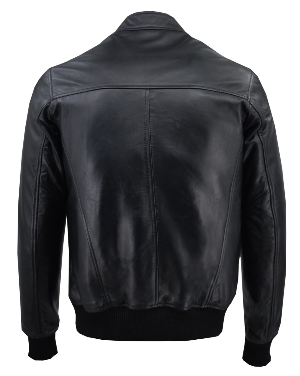 ΔΕΡΜΑΤΙΝΟ ΑΝΔΡΙΚΟ ΜΠΟΥΦΑΝ ΚΩΔΙΚΟΣ: 49-M-AZIEL (BLACK) - Image 9