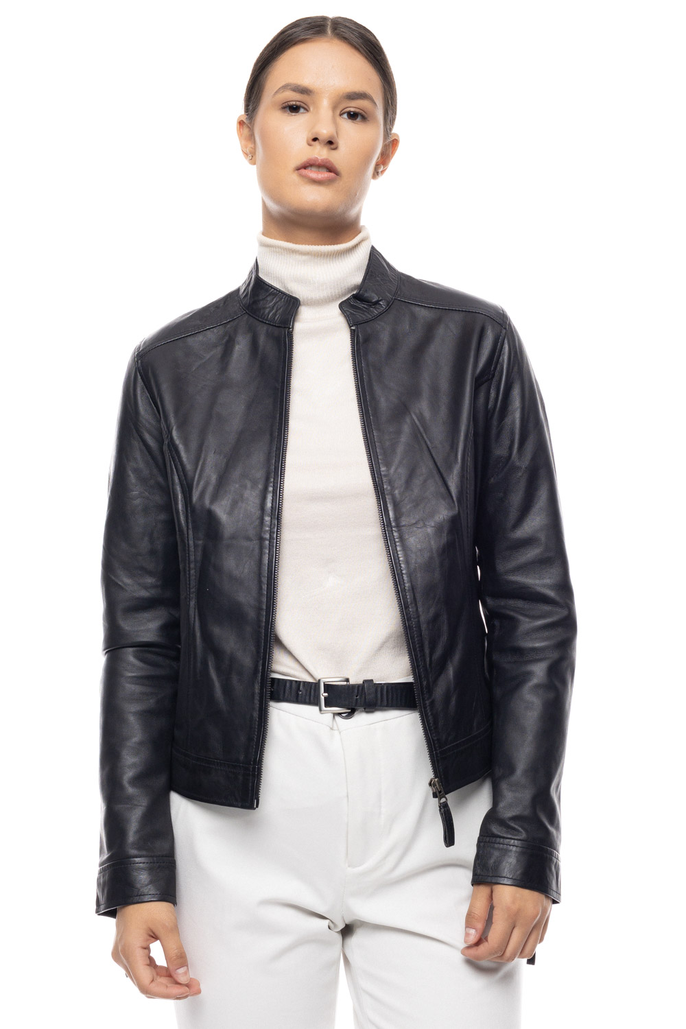 ΔΕΡΜΑΤΙΝΟ ΓΥΝΑΙΚΕΙΟ ΜΠΟΥΦΑΝ ΚΩΔΙΚΟΣ: 49-W-AMORE (BLACK) - Image 5