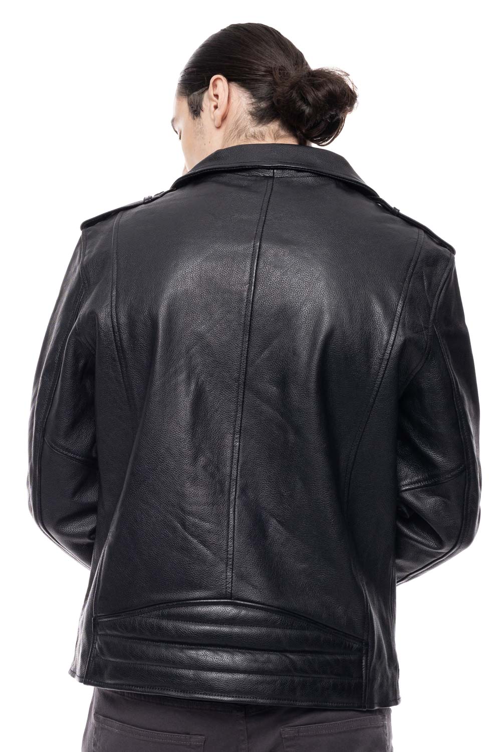 ΔΕΡΜΑΤΙΝΟ ΑΝΔΡΙΚΟ ΜΠΟΥΦΑΝ ΚΩΔΙΚΟΣ: 49-M-8129 (BLACK) - Image 4