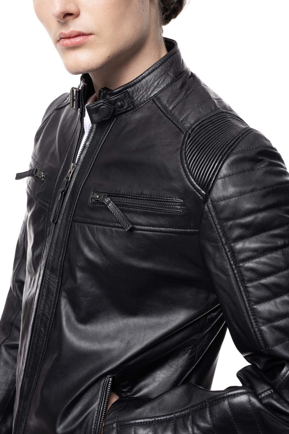 ΔΕΡΜΑΤΙΝΟ ΑΝΔΡΙΚΟ ΜΠΟΥΦΑΝ ΚΩΔΙΚΟΣ: 49-M-ANTONIO (BLACK) - Image 8