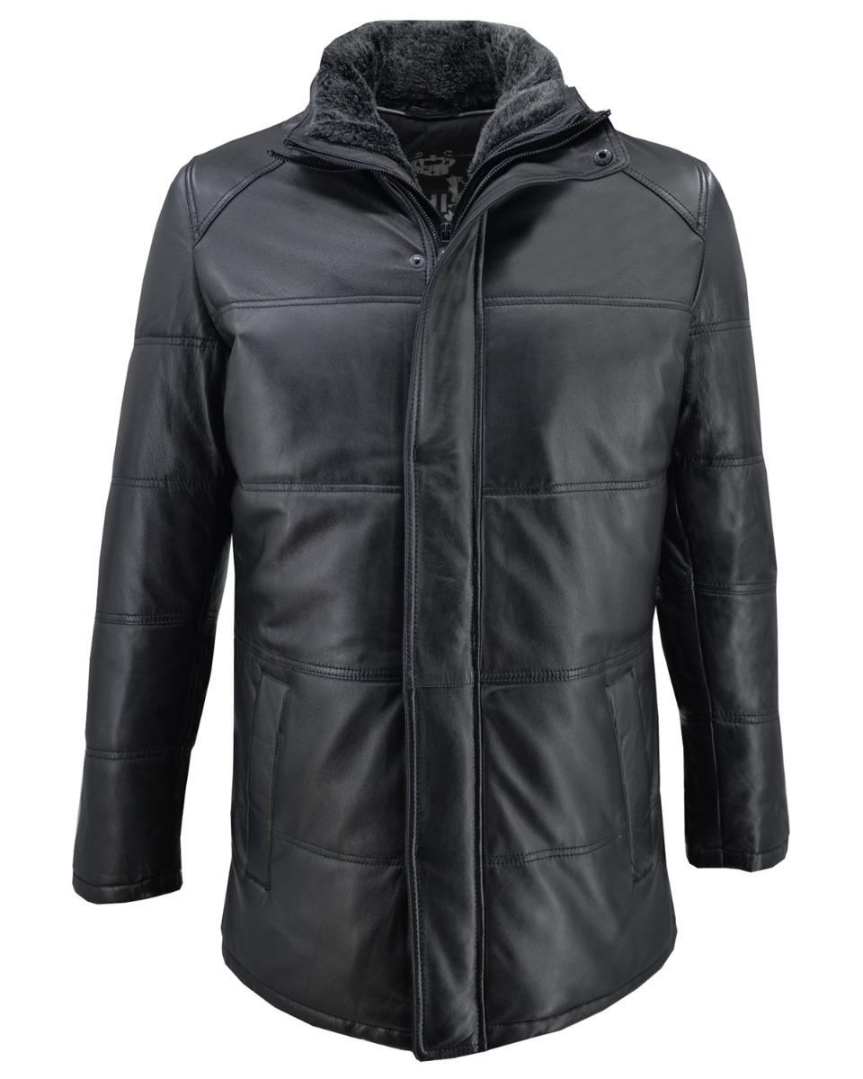 ΔΕΡΜΑΤΙΝΟ ΑΝΔΡΙΚΟ ΤΖΑΚΕΤ ΚΩΔΙΚΟΣ: 08-M-NAT-P (BLACK)