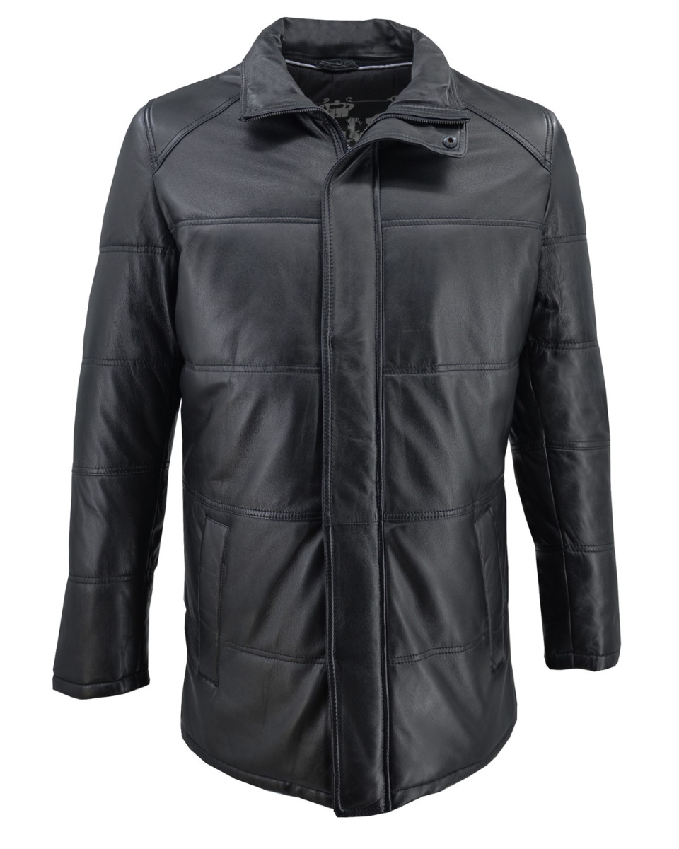 ΔΕΡΜΑΤΙΝΟ ΑΝΔΡΙΚΟ ΤΖΑΚΕΤ ΚΩΔΙΚΟΣ: 08-M-NAT-P (BLACK) - Image 3