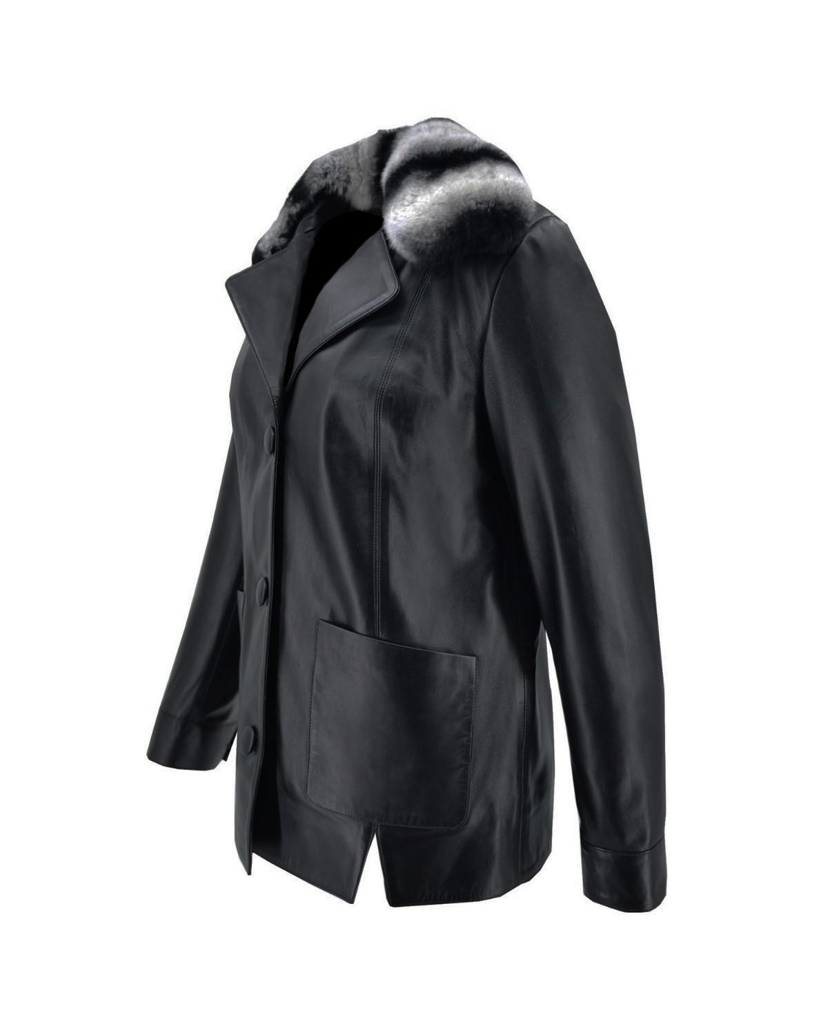 ΔΕΡΜΑΤΙΝΗ ΓΥΝΑΙΚΕΙΑ ΖΑΚΕΤΑ ΚΩΔΙΚΟΣ: 47S-W-909 (BLACK) - Image 8
