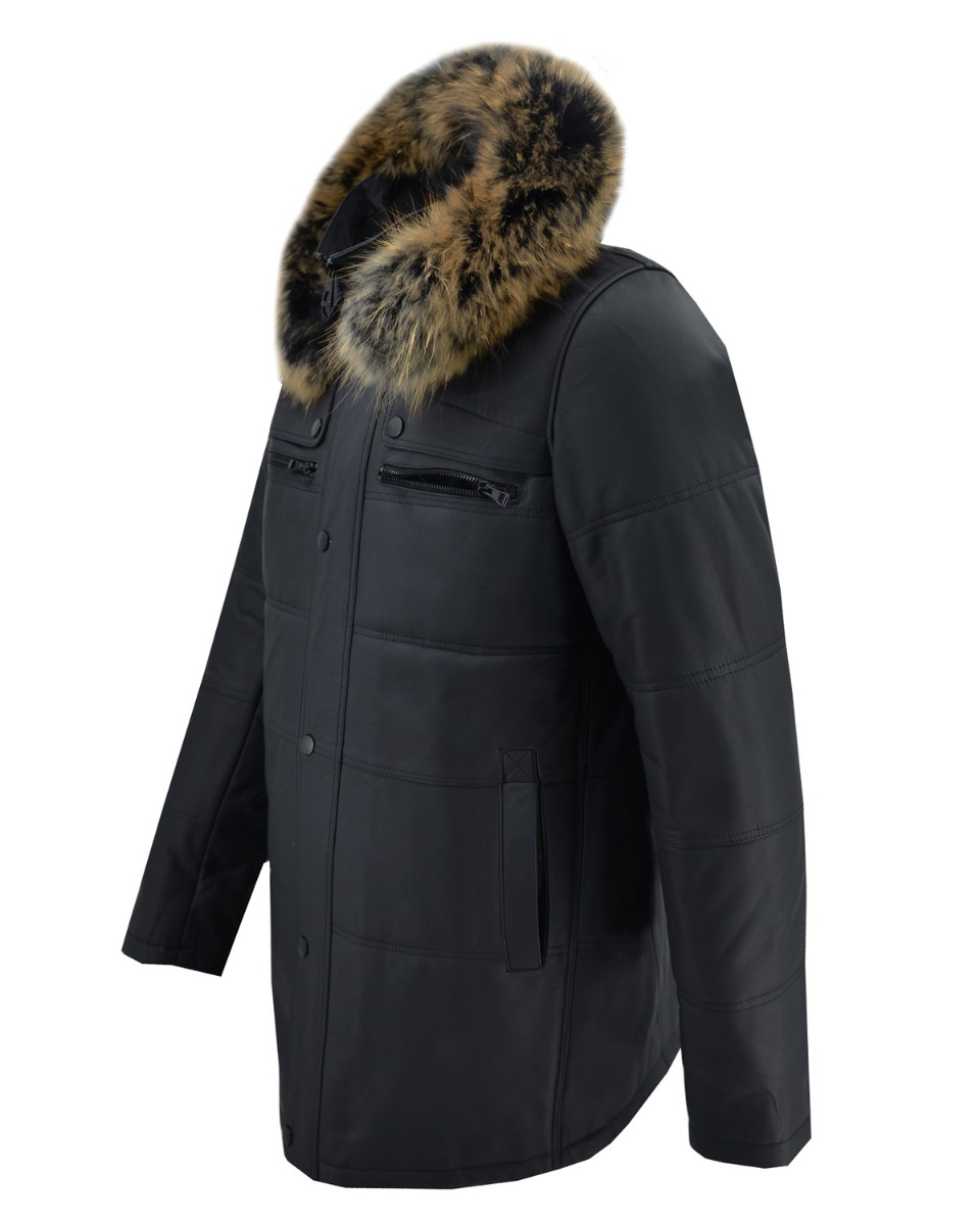 ΔΕΡΜΑΤΙΝΟ ΑΝΔΡΙΚΟ ΤΖΑΚΕΤ ΚΩΔΙΚΟΣ: 07-M-6340-FURBEIGE (BLACK T) - Image 9